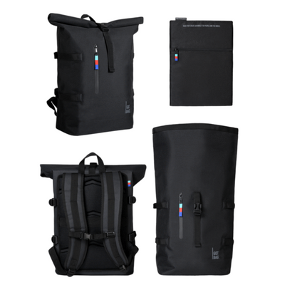 GOT Bag - ROLLTOP aus Meeresplastik Black - Nahmoo