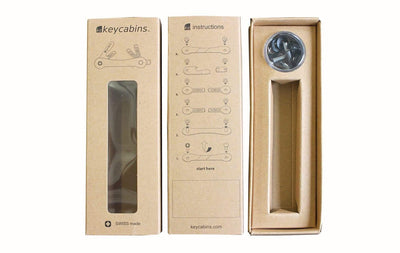 Keycabins - Schlüsselorganizer Carbon S1 black swiss - Nahmoo
