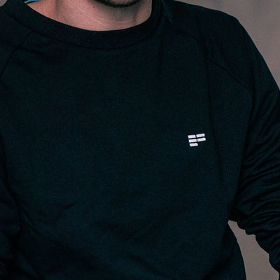 Etre-fort - Basic EF Pullover Black - Nahmoo